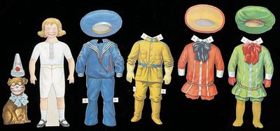 Buster Brown & Tige Paper Doll