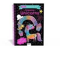 Neon Scratch Art Book: Dreamy Unicorns | Ages 4 to 9 Years Old | Colouring Books Unicorn |...
