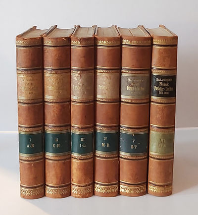 Norsk Forfatter-Lexikon 1814-1880. Paa grundlag…