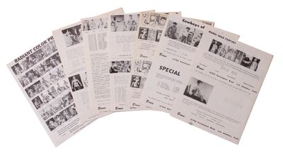 [Collection of Advertisements for Photos of Male Models]