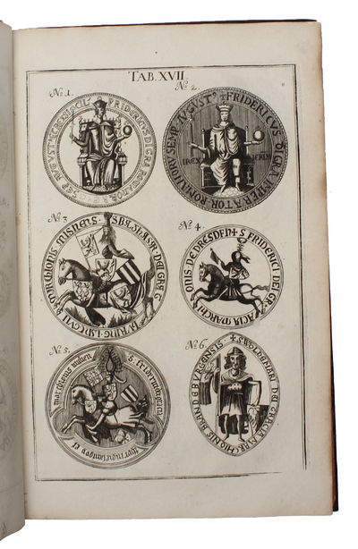 De veteribus Germanorum aliarumque Nationum Sigillis, eorumque usu et praestantia, Syntagma Historicum, in quo cum de re sigillari in universum agitur, tum imprimis sigilla imperatorum, regum, principum comitum, nobilium, civitatum, item pontificum, e... - [EARLY WORK ON SEALS] (photo 8)