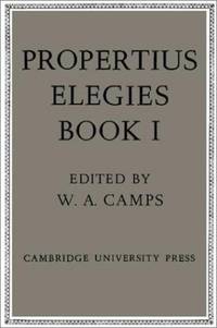 image of Propertius: Elegies: Book 1: Bk. 1