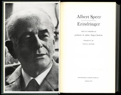 Erindringer. Med et forord av Magne Skodvin. (photo 1)