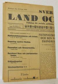 Sveriges land och folk. Provnummer. Första årg. …
