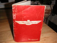 1955 Ford Thunderbird Handbook