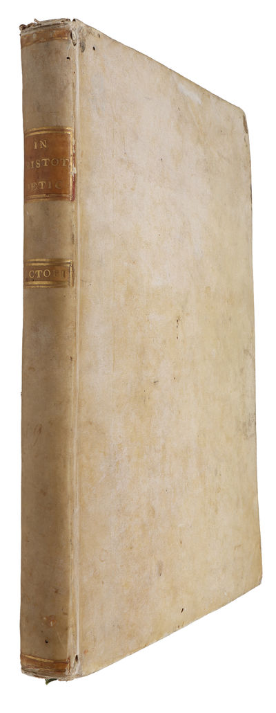 Commentarii, in primum librum Aristotelis de Arte Poetarum. Positis singulas declarationes Graecis auctoris. Iisdemque ad verbum Latine expressis. Acessit rerum et verborum memorabiblium index locupletissimus.  - [THE GREATEST EDITION OF ARISTOTLE'S POETICS] (photo 2)