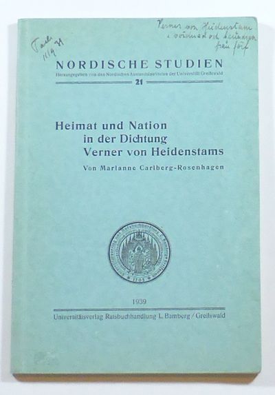 Heimat und Nation in der Dichtung Verner von…