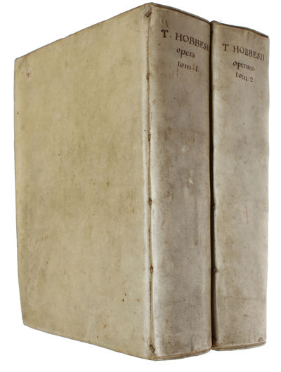 Opera Philosophica, Quae Latinè scripsit, Omnia. Antè quidem per partes, nunc autem, post cognitas omnium Objectiones, conjunctim & accuratiùs Edita. [8 parts]. [Including "leviathan" for the first time in Latin]. - [CONTAINING THE EDITIO PRINCEPS OF THE LATIN TRANSLATION OF "LEVIATHAN"] (photo 11)