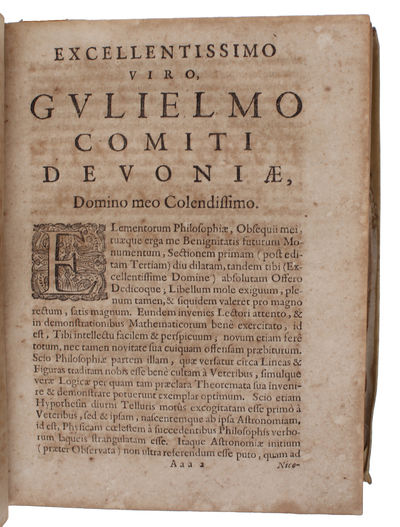 Opera Philosophica, Quae Latinè scripsit, Omnia. Antè quidem per partes, nunc autem, post cognitas omnium Objectiones, conjunctim & accuratiùs Edita. [8 parts]. [Including "leviathan" for the first time in Latin]. - [CONTAINING THE EDITIO PRINCEPS OF THE LATIN TRANSLATION OF "LEVIATHAN"] (photo 6)