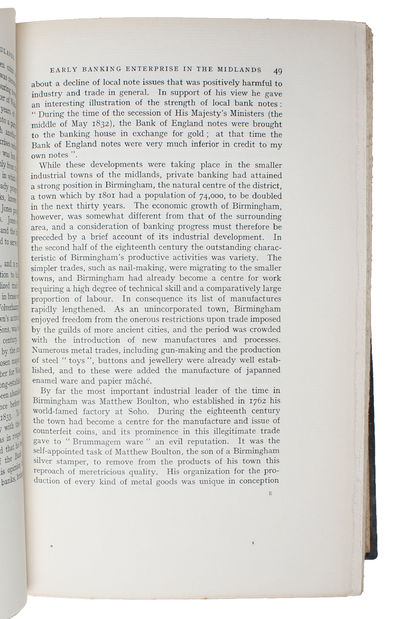 A Hundred Years of Joint Stock Banking. With a Foreword by The Right Honourable Reginald McKenna. (photo 3)