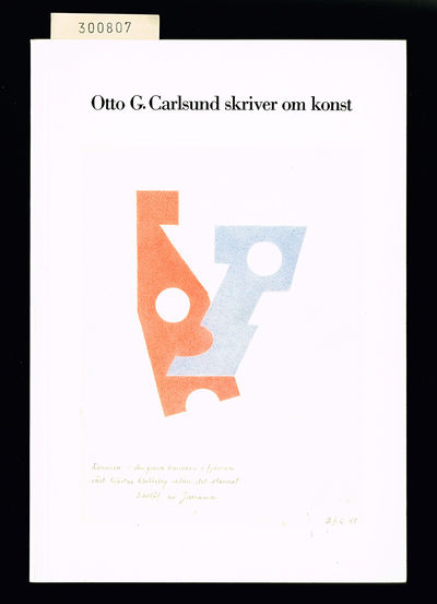 Otto G. Carlsund skriver om konst.