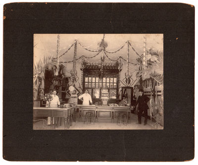 Butcher shop during the Christmas season
