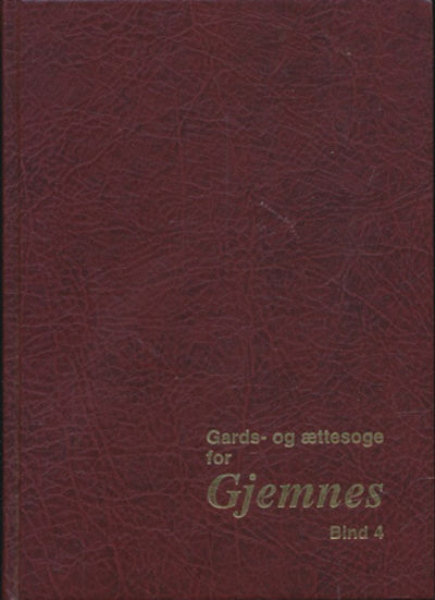 Gards- og ættesoge for Gjemnes.