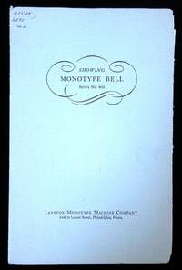 Showing Monotype Bell Series No. 402