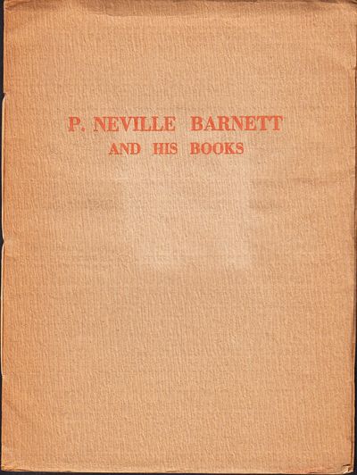 P. Neville Barnett and His Books.