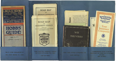 [Pittsburgh Motor Club Membership Packet]