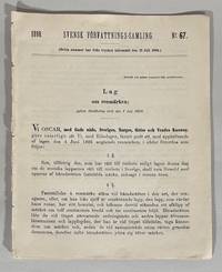 Lag om renmärken; gifven Stockholms slott den 1 juli 1898. I: Svensk författnings-samling. 1898...