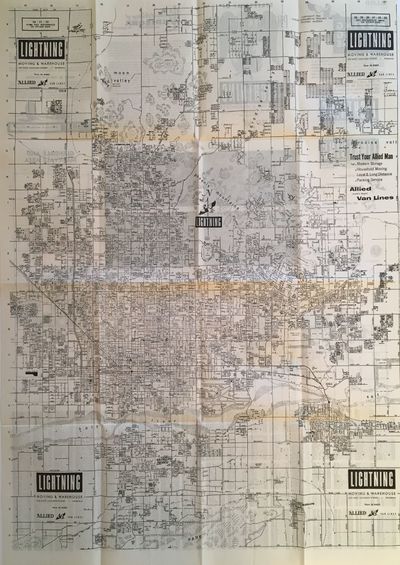 Street Map of Phoenix, Arizona and Vicinity