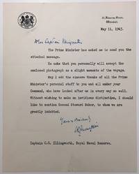 War-date Typed Letter Signed to a British ship captain by Charles Ralfe (1894 - 1966) THOMPSON - Signed - 1943 - from Argosy Book Store (SKU: 278994)