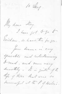 image of Long Autograph Letter Signed to "My dear STORY" (Lieutenant General Sir Edward Bruce, 1824-1893, Soldier and Writer. M.P.)