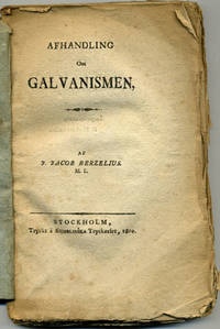 Afhandling om galvanismen.