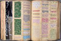 cover of Large Bound Volume - with about 2000 Lace samples mounted on both sides of 63 leaves, at least 40 samples on each card