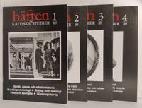 Häften för kritiska studier 1989 nr. 1-4.