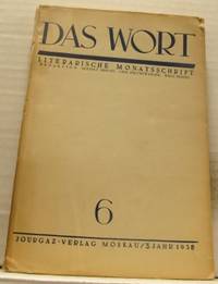 Das Wort. 6/1938. Literarische Monatsschrift.
