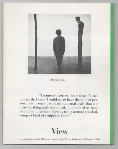 View: Vol. III No. 1 April 1980 - Bryan Hunt