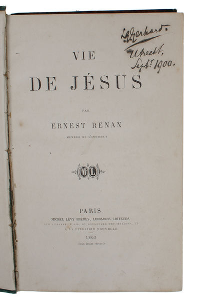 Vie de Jésus. - [PMM 352 - THE HISTORICAL CHRIST] (photo 2)
