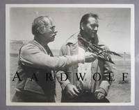 image of Actor John Qualen Signed Photo, Posed With John Wayne In A Scene From "The Searchers"
