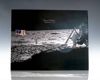Michael Collins Signed Lunar Module Eagle Oversized Photograph.