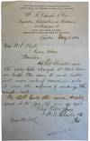holograph letter from this Boston Bookseller