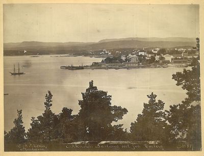 Thorén, P. A. : Akershus Fæstning seet fra…