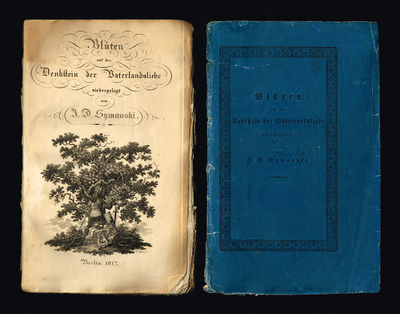 Blüten auf den Denkstein der Vaterlandsliebe…