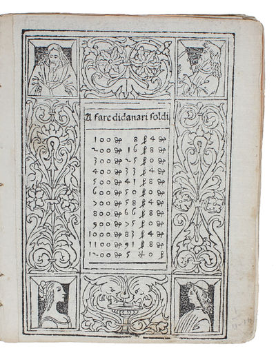 Aritmetica. - [THE FIRST ILLUSTRATED ITALIAN BOOK…
