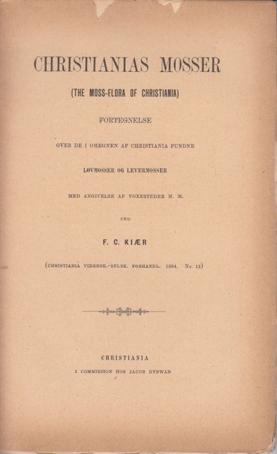 Christianias Mosser. Fortegnelse over de i…
