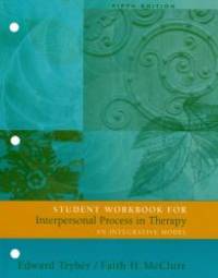 image of Interpersonal Process in therapy: 5th edition workbook