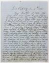 [Manuscript Letter from a Gold Miner to His Brother Back Home in New York State]