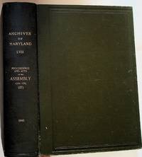 Archives of Maryland LVIII: Proceedings and Acts of the General Assembly of Maryland 1762-1763