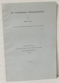 Die verschiedenen Schmerzqualitäten.
