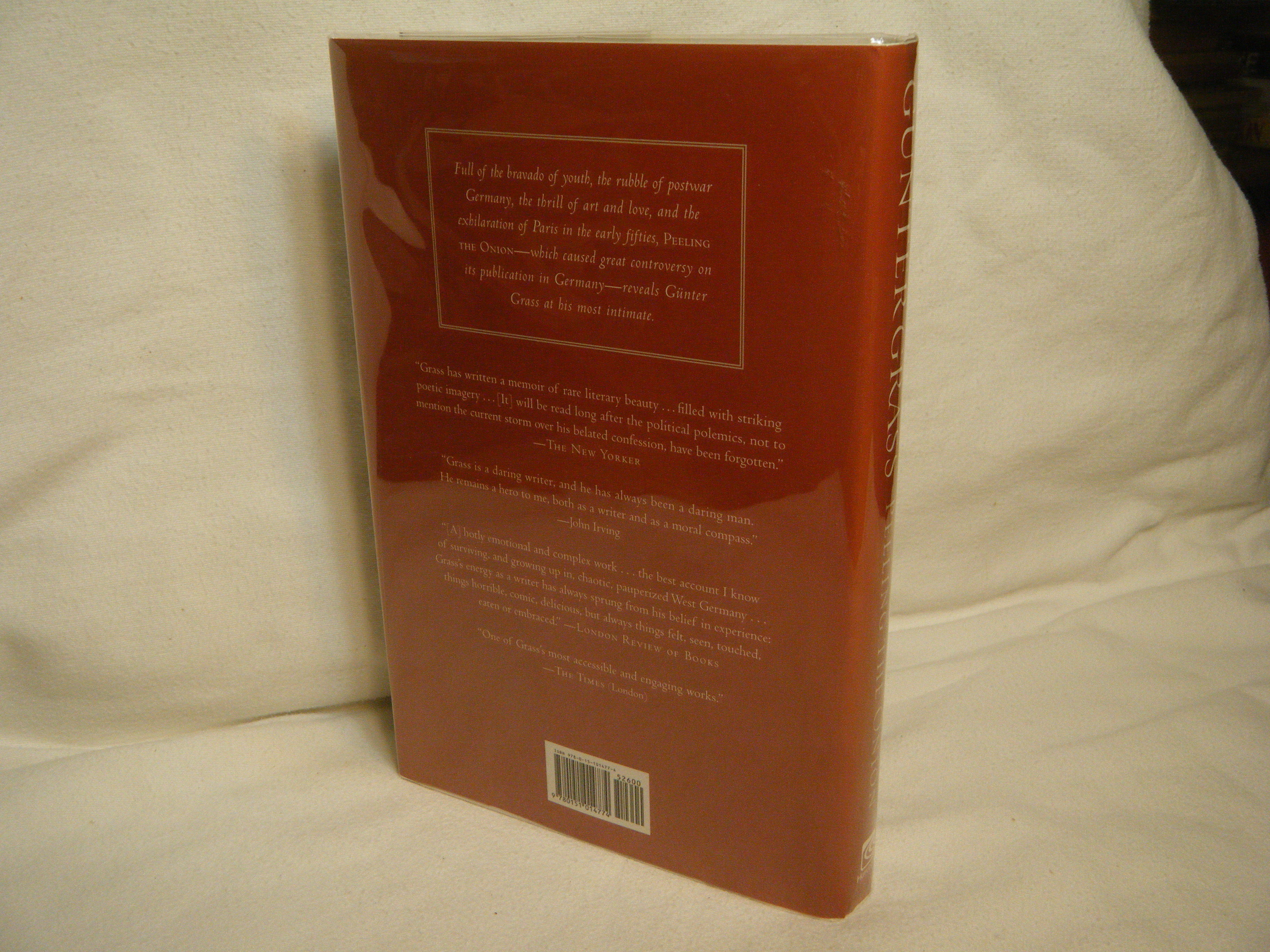 Peeling the Onion by Gunter Grass Signed First Edition 2007 from