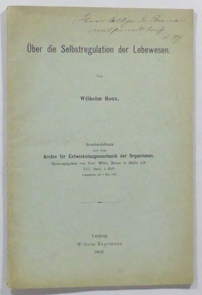 Über die Selbstregulation der Lebewesen.…