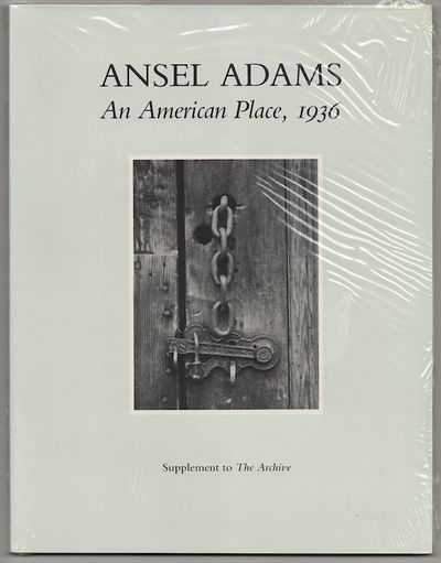 Ansel Adams: An American Place, 1936