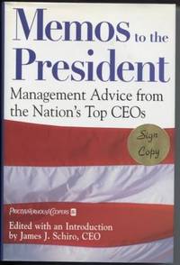 cover of Memos to the President: Management Advice from the Nation's Top Ceos (Signed)