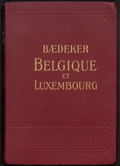 Baedeker, Karl : Belgique et Luxembourg. Manuel de voyageur. Avec 12 cartes et 28 plans. Vigtième édition. Refondue et mise à jour. (photo 2)