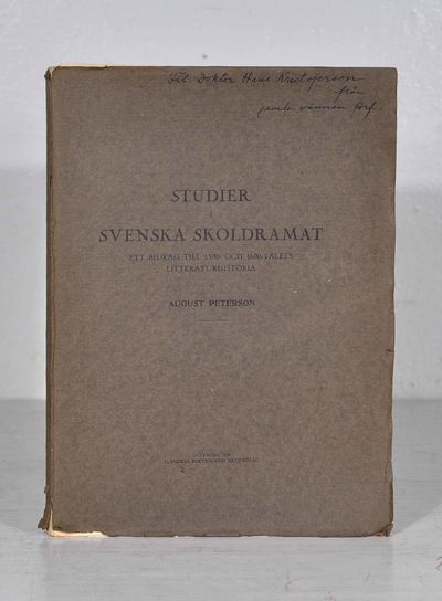 Studier i svenska skoldramat. Ett bidrag till…