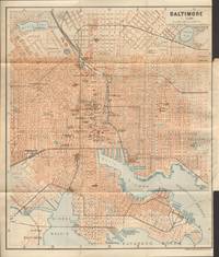 Baedeker City Plan: Map of Baltimore