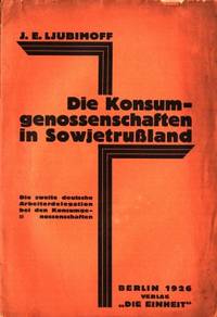 Die konsumgenossenschaften in Sowjetrussland Die…