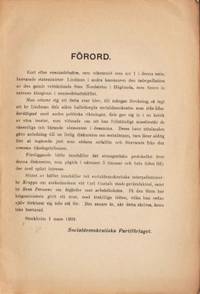 Riksdagens protokoll 1909. Andra kammaren. N:o 8.